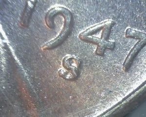 1947-S Lincoln Wheat Cent - S/S - Gem BU - VK206 - Picture 1 of 3
