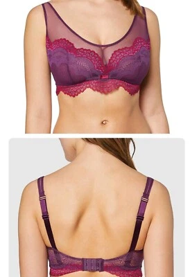 Sutiã TRIUMPH Plum Purple Beauty-Full Darling não acolchoado, 38 ddd - Imagem 1 de 4