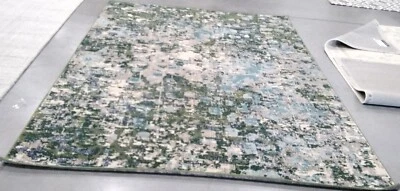 Alfombra de manchas traseras VERDE/TURQUESA 8' X 10', precio reducido 1172748984 MAD425Y-8 Foto 1 de 4