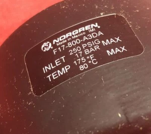 Norgren F17 Series, general purpose filter, 1" PTF ports, 40 µm, auto drain, met - Picture 1 of 2