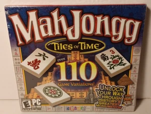 New and Sealed eGames Mah Jongg - Tiles of Time 2006 PC Game - 110+ Variations - Picture 1 of 2