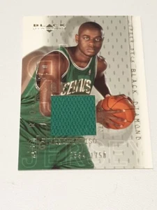 2000-01 Black Diamond Basketball Jerome Moiso RC Jersey /1750 - Boston Celtics - Imagen 1 de 1