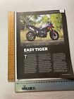 Double Sided Magazine Print AD 1 Page Motorcycle Helmet Jacket Shoes Tyres 2021