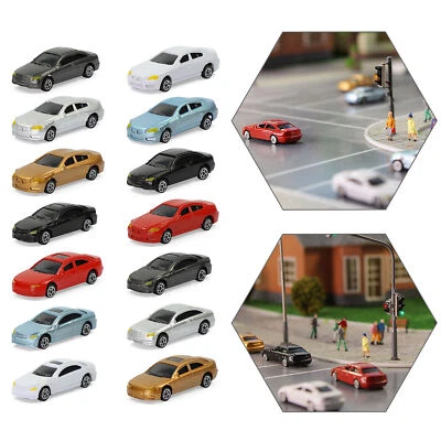 100pcs N Scale Model Cars Vehicles 1:160 Building Trains Layout Set C150 - Image 1 of 4