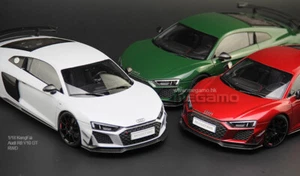1/18 Kengfai Audi R8 V10 GT RWD rot grün matt Suzuka grau voll offen Diecast - Bild 1 von 29