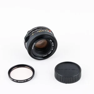 Minolta MD 50mm f2 Lens w/ Rear Cap and Filter - Picture 1 of 8