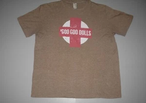 The Goo Goo Dolls T-Shirt Erwachsene Medium Braun Kurzarm Tee Shirt - Bild 1 von 5