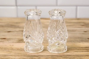 Juego de coctelera de sal y pimienta Noritake Cut Crystal Hampton Hall - Imagen 1 de 5