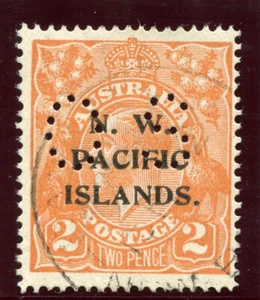 New Guinea 1919 KGV Official 2d orange very fine used. SG O18. - Picture 1 of 1