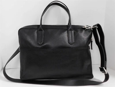 Ben Minkoff черный кожаный ноутбук Messenger портфель сумка - Изображение 1 из 4