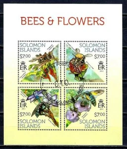 Animaux Insectes Salomon Iles 2013 (48) Yvert n° 1900 à 1903 oblitérés used - Bild 1 von 1