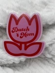 Dutch Mom Tulip Sticker Red & Pink - Picture 1 of 4