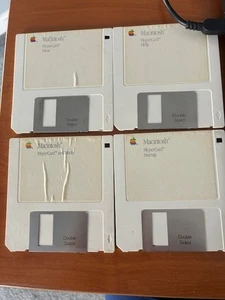 Vintage Mac plus HyperCard Disks (4) Ideas - Help - Stacks-Startup - Picture 1 of 1