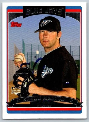 2006 Topps #314 Shaun Marcum SIGNED   Toronto Blue Jays Foto 1 de 2