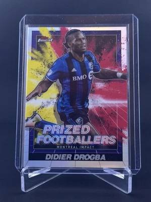 2021-22 Topps Finest Didier Drogba Prized Footballers SP SSP - Image 1 of 2