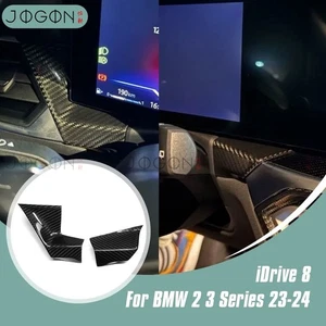 Real Carbon Dash AC Vent Screen Side Trim For BMW G20 G42 M2 M3 2023-2024 M340i - Picture 1 of 14