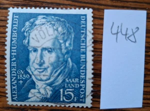 Saarland Mi. Nr. 448 gestempelt - Bild 1 von 1