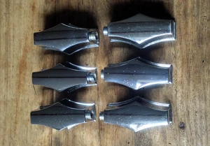 X 6 COQUILLES FIBES TOM CAISSE CLAIRE / FIBES ORIGINAL SNARE TOM DRUM LUGS LOT 6 - Imagen 1 de 6