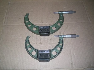 Zwei Mitutoyo 0,0001" Außen Mikrometer 4-5 und 5-6 Zoll - Bild 1 von 16