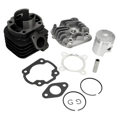 11Pcs Cylinder Piston Kit 47mm Bore Aluminium Alloy Top End Rebuild Set For DW - Image 1 of 4