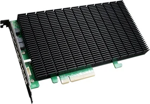 HighPoint Technologies 4-Port M.2 SSD6204A NVMe Boot RAID Controller Green - Afbeelding 1 van 1