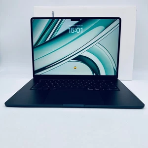 MacBook Air 15-Inch M2 8-Core CPU 10-Core GPU 16GB Ram 256GB SSD Midnight Blue - Picture 1 of 23
