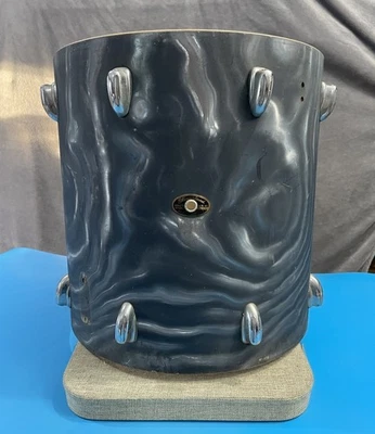 Slingerland 60-х винтажный 16 x 16 пола Tom барабан оболочка с ушки уголь атласное пламя - Изображение 1 из 4
