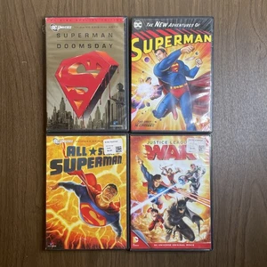DC Universe Superman Animated DVD Lot Doomsday New Adventures Justice League - Imagen 1 de 8