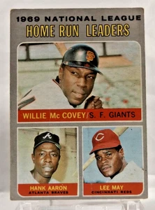 1970 Topps #65 - National League Home Run Leaders - Very Good - Picture 1 of 2