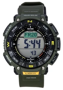 Reloj Hombre Casio Pro Trek Digital Deportivo Resistente Solar 100M PRG-340-3 - Imagen 1 de 4