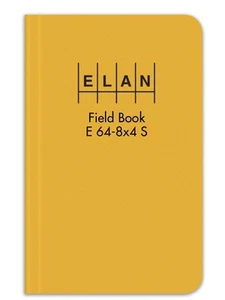 Elan Publishing Company E64-8x4S Sewn Field Surveying Book 4 ⅞ x 7 ¼ Yellow S... - Picture 1 of 1