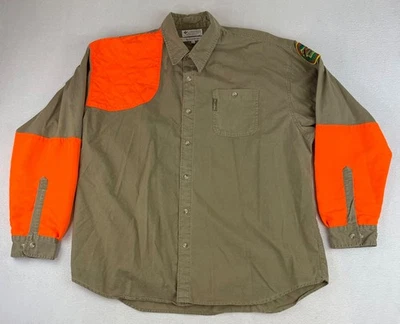Camisa de Caza Columbia De Colección Para Hombres XXL Manga Larga Algodón Exterior Wisconsin DNR Foto 1 de 4