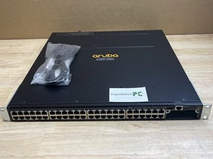 ✅ HP ARUBA 3810M 48-PORT 1-Slot Switch JL072A TESTED + Fork Ears - Picture 1 of 6