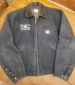 Giacca Carhartt Detroit J01-BLK taglia 42 regolare vintage Hollywood Choppers moto - Foto 1 di 14