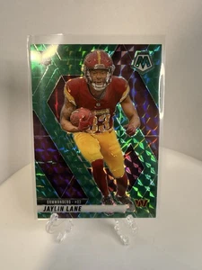 Jaylen Lane 2025 Panini Mosaico Verde y Rojo Raya #306 RC Commanders Prizim - Imagen 1 de 3
