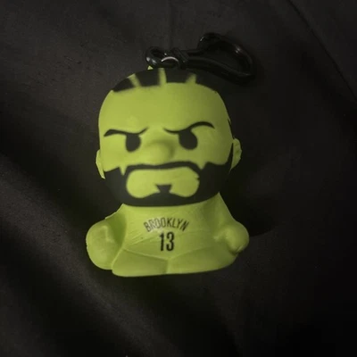 NBA Squeezymates James Harden Rare Glow In The Dark Neon Green Nets 1/64 - Image 1 of 2