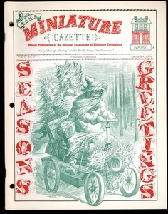 MINIATURE GAZETTE magazine December 1976 * Articles, News & Advertising - Picture 1 of 6