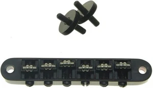 KAISH Black Guitar Roller Saddle Bridge Tune-O-Matic For Les - Picture 1 of 8