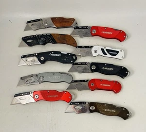 🌟Posten von 10 Husky Klapp Lockback Taschen Allzweckmesser Teppichmesser Messer - Bild 1 von 7
