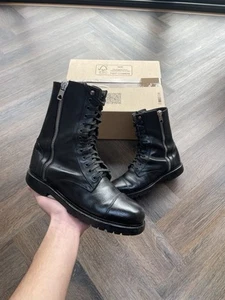 Diesel NIB Black Gold Colonel-LA Boots (UK 7.5) Leather Boots - Picture 1 of 7