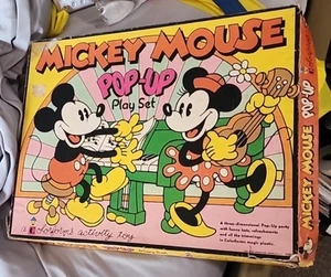 MICKEY MOUSE COLORFORMS POP UP SPIELSET, #4100, 1974 WALT DISNEY PRODUCTIONS - Bild 1 von 3