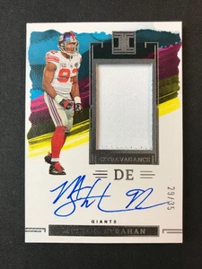 2023 Panini Impeccable Michael Strahan Extravagance Patch Autograph /35 HOF NYG - Picture 1 of 3