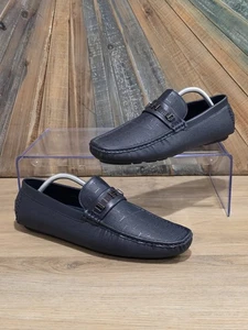 Mocasines de conducción Chuxx para hombre - talla 10 - azul marino sin cordones puntera sin usar - ID-221 - Imagen 1 de 10