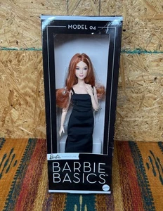 2025 Barbie Basics Model 04 Red Curly Hair Black Long Dress JBH74 NEU - Bild 1 von 13