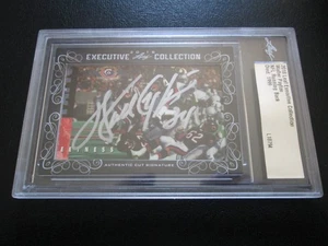 WALTER PAYTON 2018 HOJA COLECCIÓN EJECUTIVA CORTE AUTÉNTICO FIRMA AUTÓGRAFO - Imagen 1 de 4