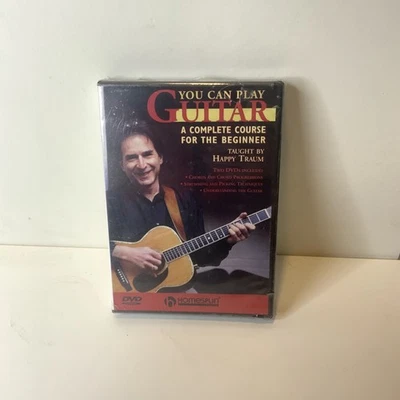 DVD YOU CAN PLAY GUITAR : A COMPLETE COURSE FOR THE BEGINNER 2 DISCS SEALED - Image 1 of 4