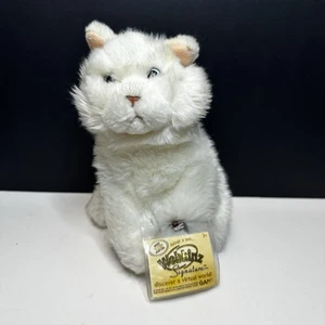 Gatto persiano bianco firmato Webkinz Ganz con codice WKSS2003 peluche gattino - Foto 1 di 8