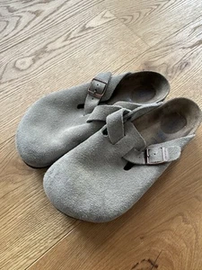 Birkenstock Boston 39 Wildleder Taupe - Bild 1 von 4
