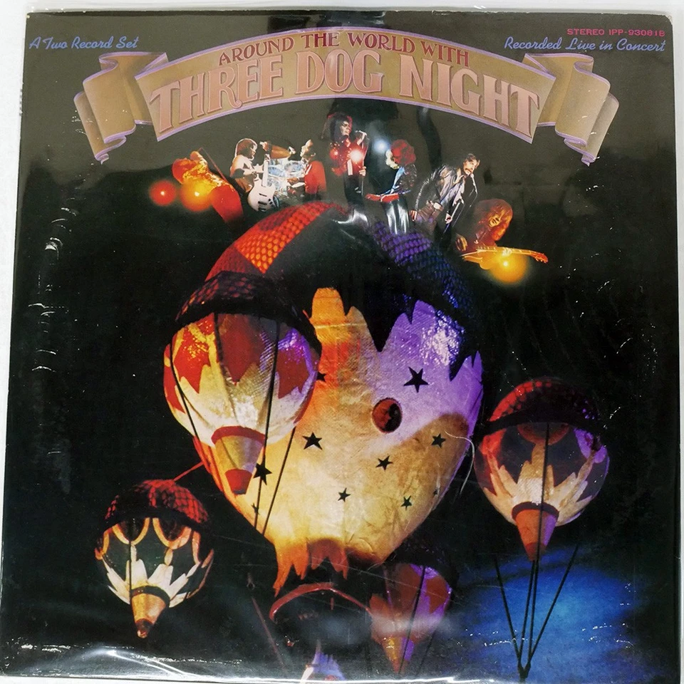 THREE DOG NIGHT AROUND THE WORL PROBE IPP-93081B Japan 2LP Foto 1 de 1
