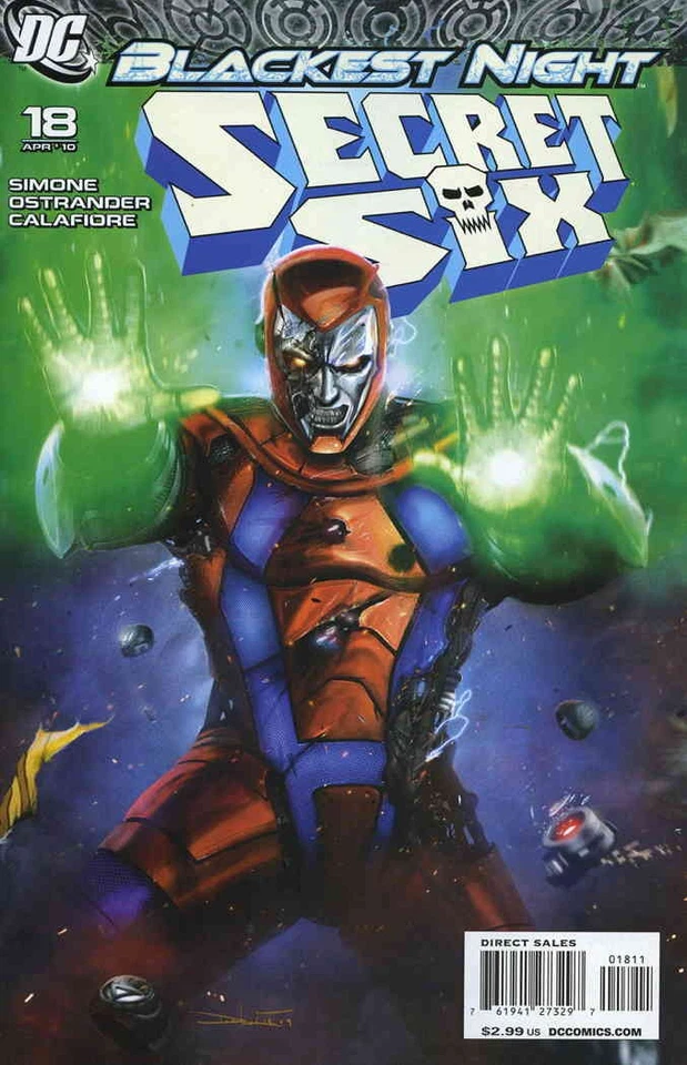 Secret Six (3rd Series) #18 VF; DC | Gail Simone Blackest Night - w/Bag+Board - Image 1 of 1